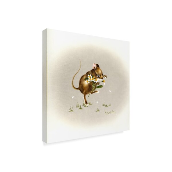 Peggy Harris 'He Loves Me Mouse' Canvas Art,35x35